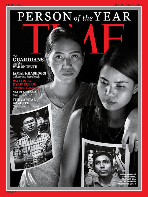 BIRMANIE – PRESSE: Des journalistes Birmans et Philippins honorés par Time Magazine