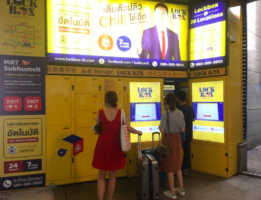 BANGKOK Lock Box : des casiers dans le métro