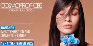 cosmoprof CBE exposition Bangkok