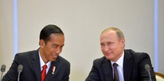 Joko Widodo Vladimir Poutine