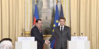 macron - Hun Sen