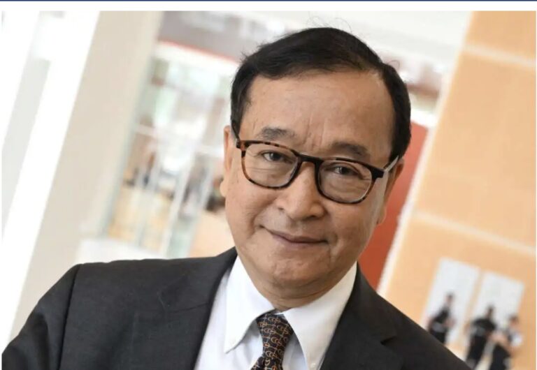 CAMBODGE – FRANCE : Sam Rainsy s’exprime sur son vote ce dimanche 30 juin