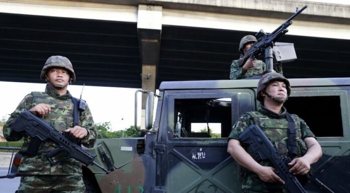 armée Thaïlandaise rue Bangkok