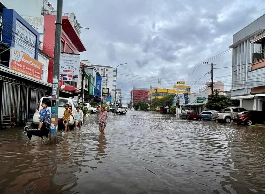 inondation Vientiane