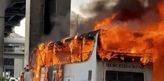 Incendie bus scolaire Thaïlande