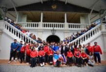 sportifs thaïlandais JO Paris ambassade