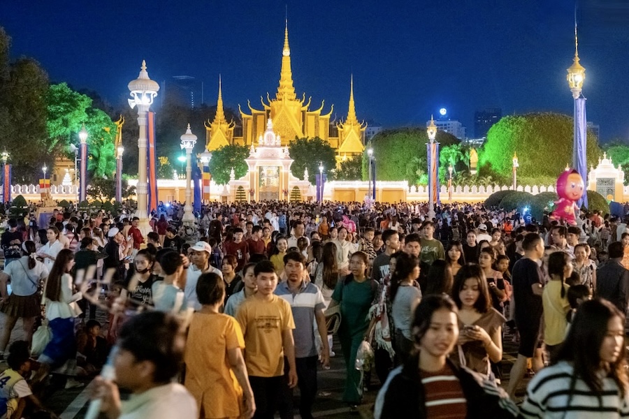 Festival de l'eau Cambodge