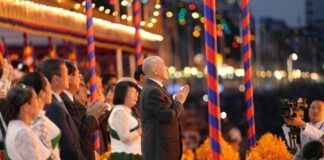 Fête de l'eau Cambodge