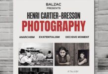 Henri Cartier-Bresson au café Balzac